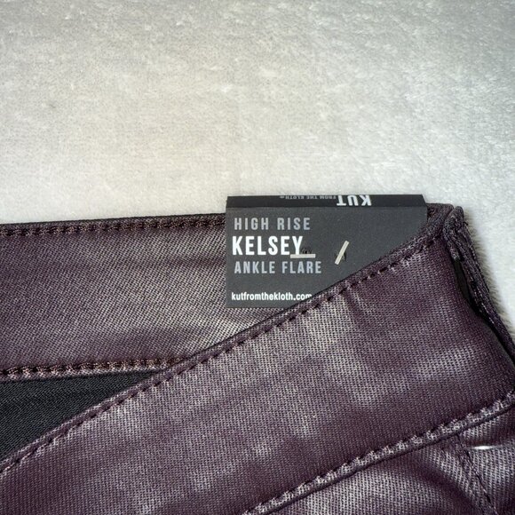 Women’s Kut from the Kloth Sangria High Rise Kelsey Ankle Flare Jeans Size 8 - Picture 3 of 8